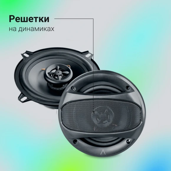 Колонки автомобильные Digma Core 5 60Вт 84дБ 4Ом 13см (5дюйм) (ком.:2кол.) коаксиальные двухполосные