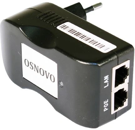 Инжектор PoE Osnovo Midspan-1/151A 10/100BASE-T 15.4Вт 100-240В(АС) Инжектор PoE Osnovo Midspan-1/151A 10/100BASE-T 15.4Вт 100-240В(АС)