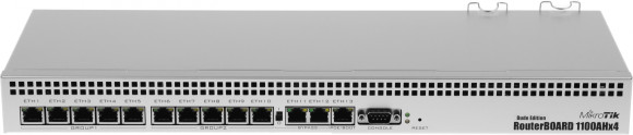 Роутер MikroTik RB1100AHx4 Dude Edition (RB1100DX4) 10/100/1000BASE-TX серый Роутер MikroTik RB1100AHx4 Dude Edition (RB1100DX4) 10/100/1000BASE-TX серый