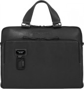 Деловая сумка Piquadro Harper CA4098AP/N с отделением для ноутбука 14" черная натур.кожа Деловая сумка Piquadro Harper CA4098AP/N с отделением для ноутбука 14" черная натур.кожа