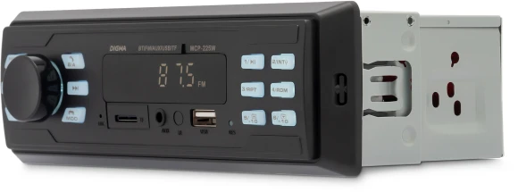 Автомагнитола Digma MCP-225W 1DIN 2x45Вт v5.0 AUX 2