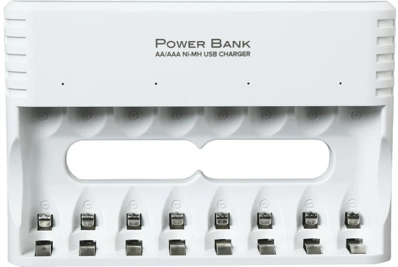 Аккумулятор + зарядное устройство GP PowerBank 270AAHC/CPBXL-2CR8 AA NiMH 2700mAh (8шт) блистер