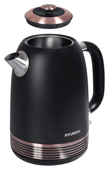 Чайник электрический Hyundai HYK-S4501 1.7л. 2200Вт черный/бронзовый корпус: металл/пластик Чайник электрический Hyundai HYK-S4501 1.7л. 2200Вт черный/бронзовый корпус: металл/пластик