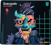 Коврик для мыши A4Tech Bloody BP-45 Renegade Midnight Большой рисунок 400x450x5мм (BP-45)