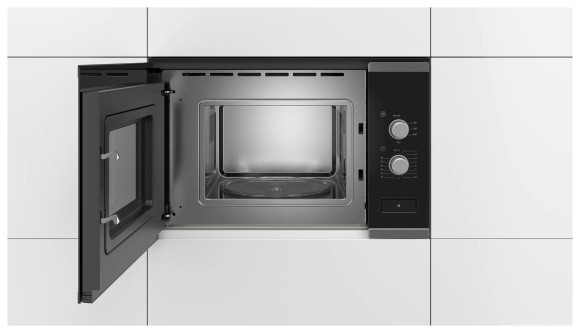 Микроволновая печь Bosch BFL520MS0 20л. 800Вт черный (встраиваемая) Микроволновая печь Bosch BFL520MS0 20л. 800Вт черный (встраиваемая)