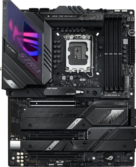 Материнская плата Asus ROG STRIX Z790-E GAMING WIFI Soc-1700 Intel Z790 4xDDR5 ATX AC`97 8ch(7.1) 2.5Gg RAID+HDMI+DP