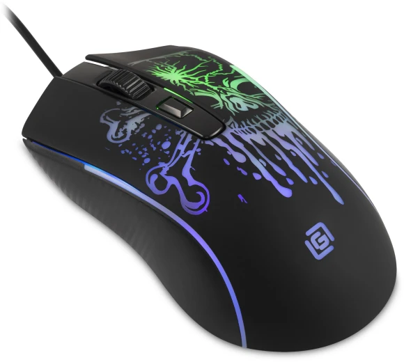 Мышь Оклик 702G черный оптическая 3600dpi USB для ноутбука 4but (1902907) Мышь Оклик 702G черный оптическая 3600dpi USB для ноутбука 4but (1902907)