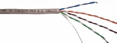 Кабель информационный Lanmaster TWT-6FTP-LSZH кат.6 FTP 4 пары 24AWG LSZH 305м белый