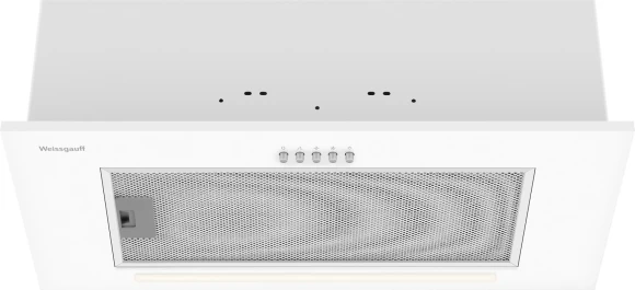 Вытяжка встраиваемая Weissgauff Integra 850 PB WH белый управление: кнопочное (1 мотор)