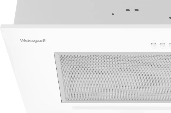 Вытяжка встраиваемая Weissgauff Integra 850 PB WH белый управление: кнопочное (1 мотор)
