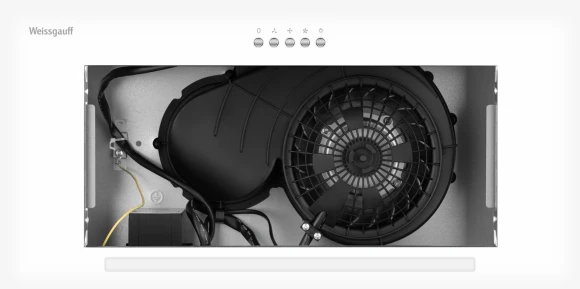 Вытяжка встраиваемая Weissgauff Integra 850 PB WH белый управление: кнопочное (1 мотор)