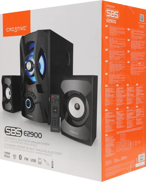 Колонки Creative SBS E2900 2.1 черный 60Вт Колонки Creative SBS E2900 2.1 черный 60Вт