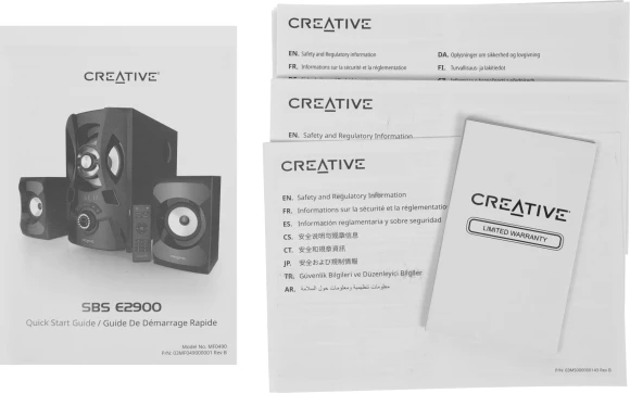 Колонки Creative SBS E2900 2.1 черный 60Вт Колонки Creative SBS E2900 2.1 черный 60Вт