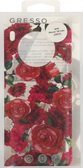 Чехол (клип-кейс) Gresso для Honor 50 Lite Air прозрачный/рисунок (GR17AAAE9346)