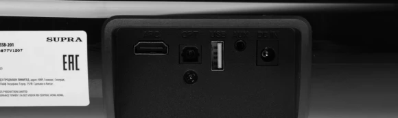 Саундбар Supra SSB-201 2.1 40Вт+60Вт черный Саундбар Supra SSB-201 2.1 40Вт+60Вт черный