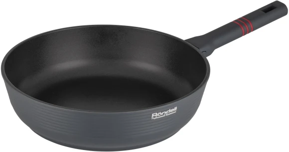 Сотейник Rondell Stripes RDA-1617 4.0л. d=28см (без крышки) серый Сотейник Rondell Stripes RDA-1617 4.0л. d=28см (без крышки) серый