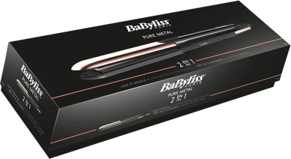 Выпрямитель Babyliss ST481E черный/золотистый макс.темп.:230С покрытие:керамическое