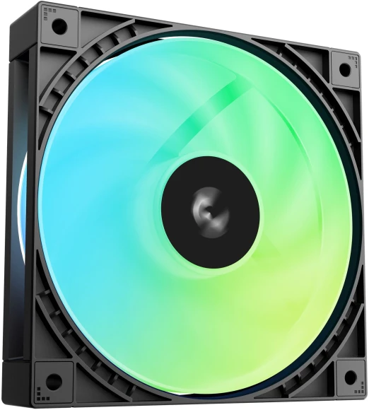 Вентилятор для корпуса Deepcool FD12 V2 ARGB 120х120x25 черный 4-pin 26.57дБ (R-FD12ARGBV2-BKAPN1-G) Ret