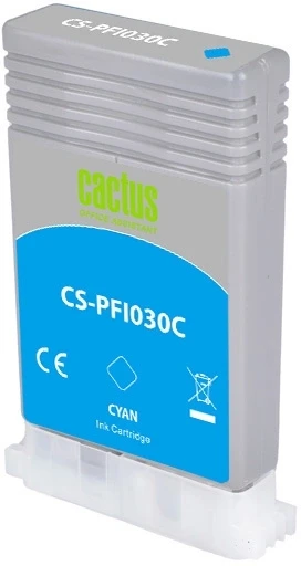 Картридж струйный Cactus CS-PFI030M PFI-030M пурп.пигм. (55мл) для Canon imagePROGRAF TA-20/30 с чипом