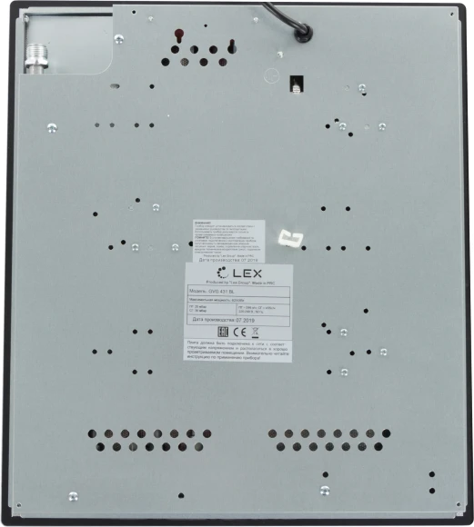Газовая варочная поверхность Lex GVG 431 BL черный