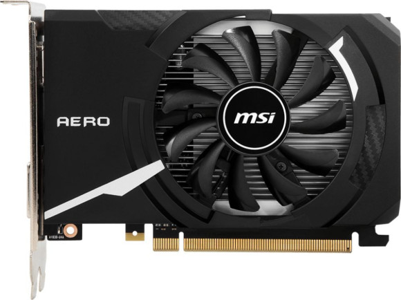 Видеокарта MSI PCI-E 3.0 GT 1030 AERO ITX 2GD4 OC NVIDIA GeForce GT 1030 2Gb 64bit DDR4 1189/2100 HDMIx1 HDCP Ret