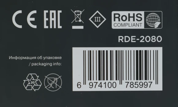 Пылесос моющий Rondell RDE-2080 1400Вт черный/красный Пылесос моющий Rondell RDE-2080 1400Вт черный/красный