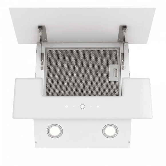 Вытяжка каминная Elikor Vertex WH 50 белый управление: сенсорное (1 мотор)