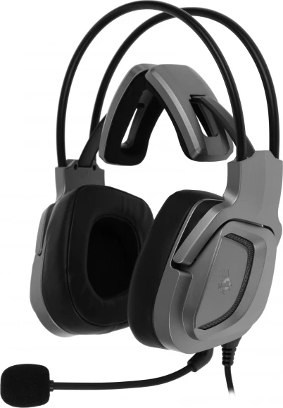 Наушники с микрофоном A4Tech Bloody G575 серый 2м мониторные USB оголовье (G575 USB/ GREY) Наушники с микрофоном A4Tech Bloody G575 серый 2м мониторные USB оголовье (G575 USB/ GREY)