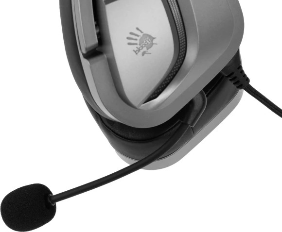Наушники с микрофоном A4Tech Bloody G575 серый 2м мониторные USB оголовье (G575 USB/ GREY) Наушники с микрофоном A4Tech Bloody G575 серый 2м мониторные USB оголовье (G575 USB/ GREY)