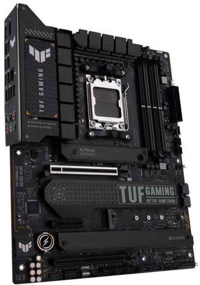 Материнская плата Asus TUF GAMING X670E-PLUS SocketAM5 AMD X670 4xDDR5 ATX AC`97 8ch(7.1) 2.5Gg RAID+HDMI+DP