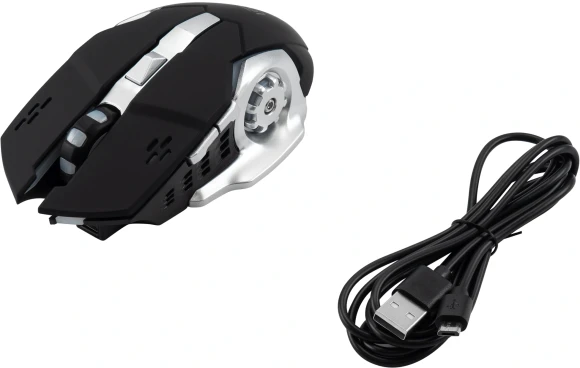 Мышь Оклик 770GW черный/серебристый оптическая 3600dpi беспров. USB для ноутбука 6but Мышь Оклик 770GW черный/серебристый оптическая 3600dpi беспров. USB для ноутбука 6but