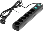 Сетевой фильтр Most RG 3м (6 розеток) черный (коробка) Сетевой фильтр Most RG 3м (6 розеток) черный (коробка)