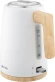 Чайник электрический Vitek VT-1154 1.7л. 2200Вт белый/дерево корпус: металл/пластик