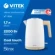 Чайник электрический Vitek VT-1154 1.7л. 2200Вт белый/дерево корпус: металл/пластик