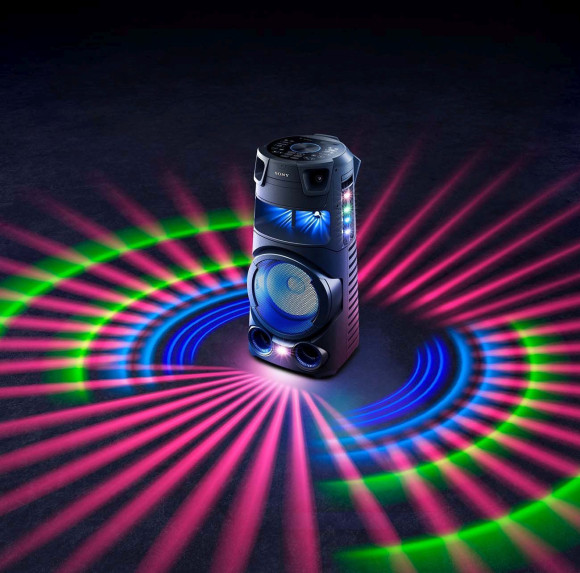 Минисистема Sony MHC-V73D черный CD CDRW DVD DVDRW FM USB BT