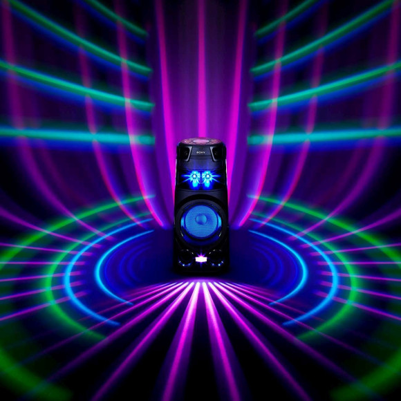 Минисистема Sony MHC-V73D черный CD CDRW DVD DVDRW FM USB BT