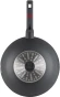 Сковорода ВОК (WOK) Rondell Stripes RDA-1618 круглая 28см покрытие: Xylan Plus ручка несъемная (без крышки) серый