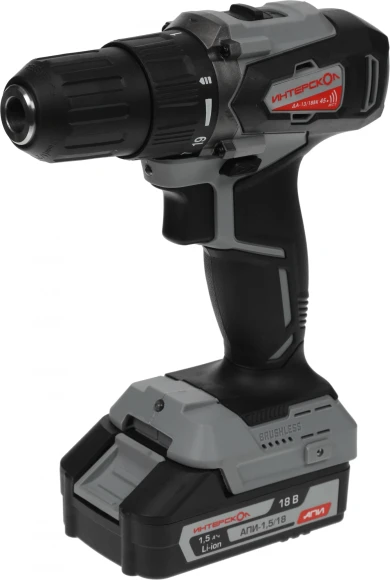 Дрель-шуруповерт Интерскол ДА-13/18ВК аккум. патрон:быстрозажимной (кейс в комплекте) (575.1.2.70) Дрель-шуруповерт Интерскол ДА-13/18ВК аккум. патрон:быстрозажимной (кейс в комплекте) (575.1.2.70)