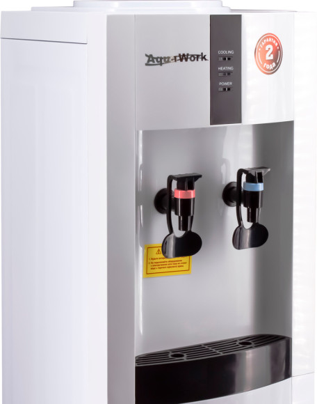 Кулер Aqua Work 16LR напольный компрессорный белый/черный Кулер Aqua Work 16LR напольный компрессорный белый/черный