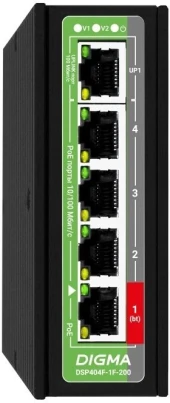 Коммутатор Digma DSP216G-2G-2S-R300 (L2) 18x1Гбит/с 2SFP 16PoE 16PoE+ 2PoE++ 300W неуправляемый Коммутатор Digma DSP216G-2G-2S-R300 (L2) 18x1Гбит/с 2SFP 16PoE 16PoE+ 2PoE++ 300W неуправляемый