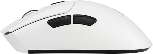 Мышь Оклик 801GW белый/черный оптическая 10000dpi беспров. BT/Radio USB 6but