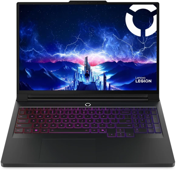 Ноутбук Lenovo Legion Pro 7 16IAX10H Core Ultra 9 275HX 64Gb SSD1Tb NVIDIA GeForce RTX 5090 24Gb 16" OLED WQXGA (2560x1600) Windows 11 Home black WiFi BT Cam (83F50024RK)