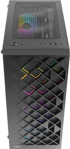 Корпус Azza Spectra черный без БП ATX 7x120mm 2x140mm 2xUSB2.0 1xUSB3.0 audio bott PSU Корпус Azza Spectra черный без БП ATX 7x120mm 2x140mm 2xUSB2.0 1xUSB3.0 audio bott PSU
