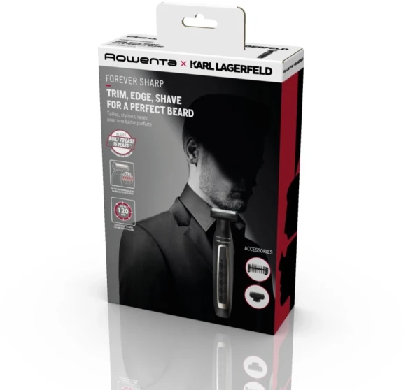 Триммер Rowenta TN602LF0 черный (насадок в компл:2шт)