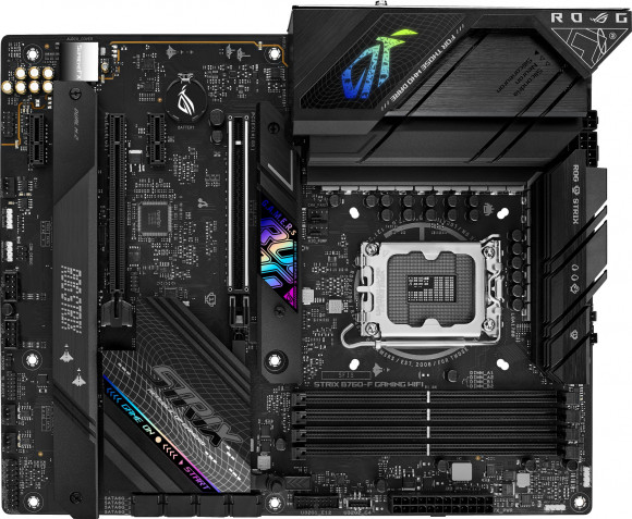 Материнская плата Asus ROG STRIX B760-F GAMING WIFI Soc-1700 Intel B760 4xDDR5 ATX AC`97 8ch(7.1) 2.5Gg RAID+HDMI+DP Материнская плата Asus ROG STRIX B760-F GAMING WIFI Soc-1700 Intel B760 4xDDR5 ATX AC`97 8ch(7.1) 2.5Gg RAID+HDMI+DP