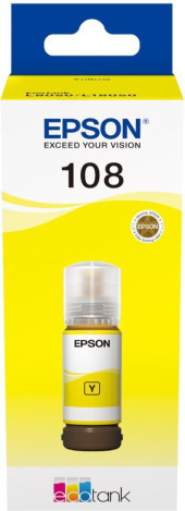 Чернила Epson 108 C13T09C44A желтый 70мл для Epson L8050/L18050 Чернила Epson 108 C13T09C44A желтый 70мл для Epson L8050/L18050