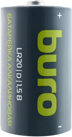 Батарея Buro Alkaline LR20 D 18000mAh (2шт) блистер Батарея Buro Alkaline LR20 D 18000mAh (2шт) блистер