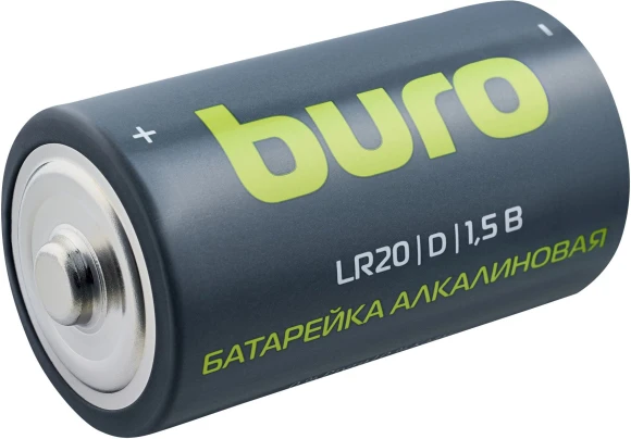 Батарея Buro Alkaline LR20 D 18000mAh (2шт) блистер Батарея Buro Alkaline LR20 D 18000mAh (2шт) блистер