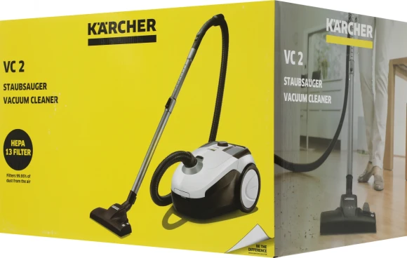 Пылесос Karcher VC 2 (ERP) 700Вт белый/черный Пылесос Karcher VC 2 (ERP) 700Вт белый/черный