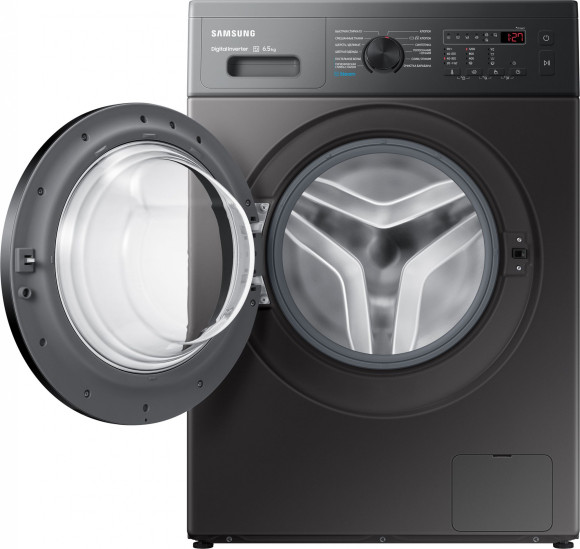 Стиральная машина Samsung WW65AG4S20CXLP класс: A загр.фронтальная макс.:6.5кг темно-серый инвертор